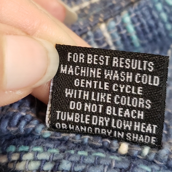 Eastern Serenity Blue Jacket Size Medium - Picture 8 of 8